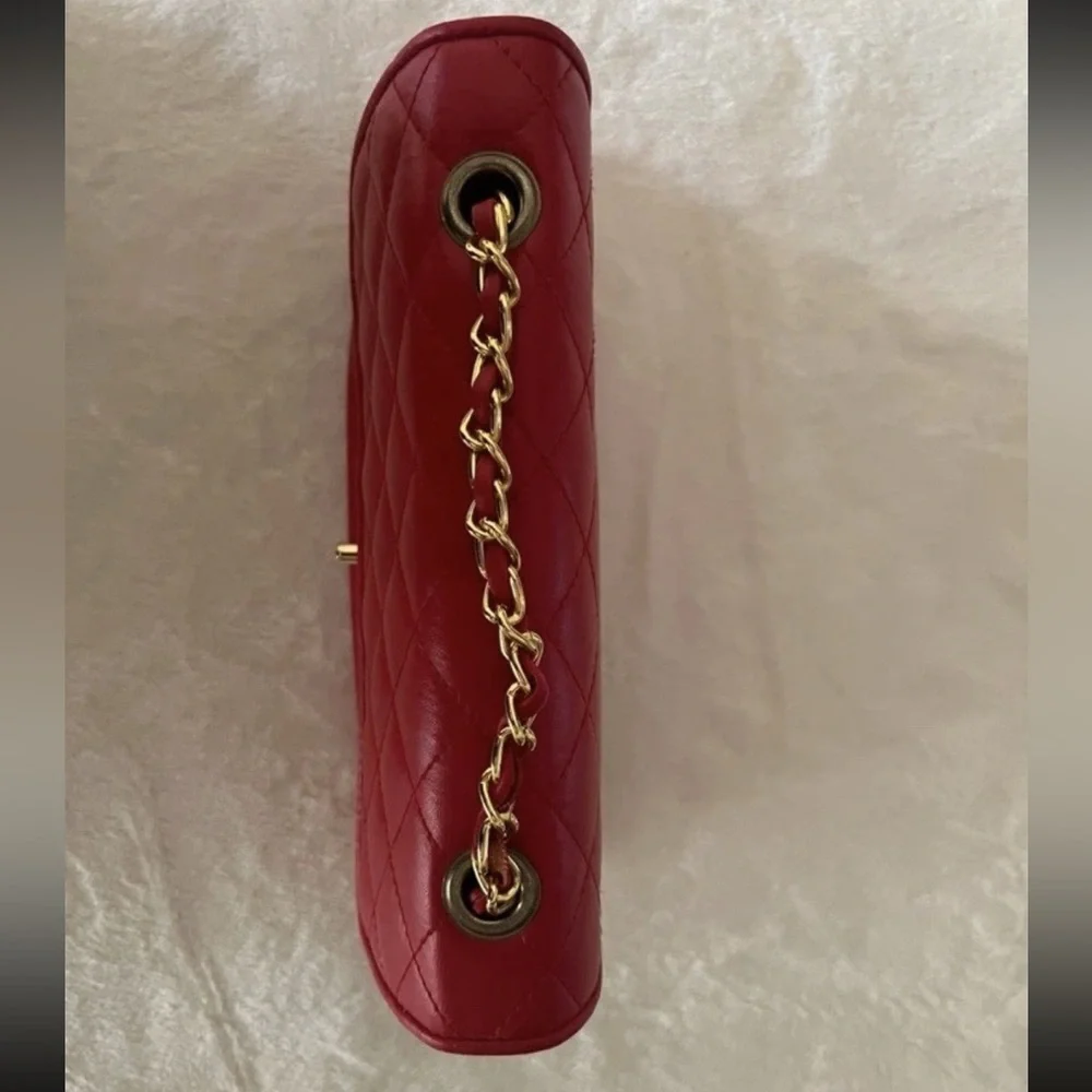 🩷 Laura Scott Chain Crossbody Purse Red🩷